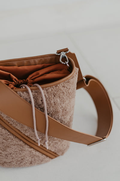 Bucket Bag | Cognac Teddy