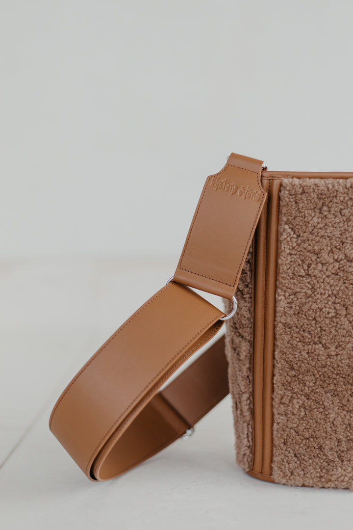 Bucket Bag | Cognac Teddy