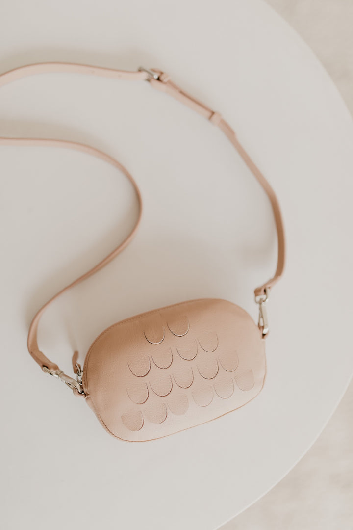 Oval Mini Bag | Nude Velvet