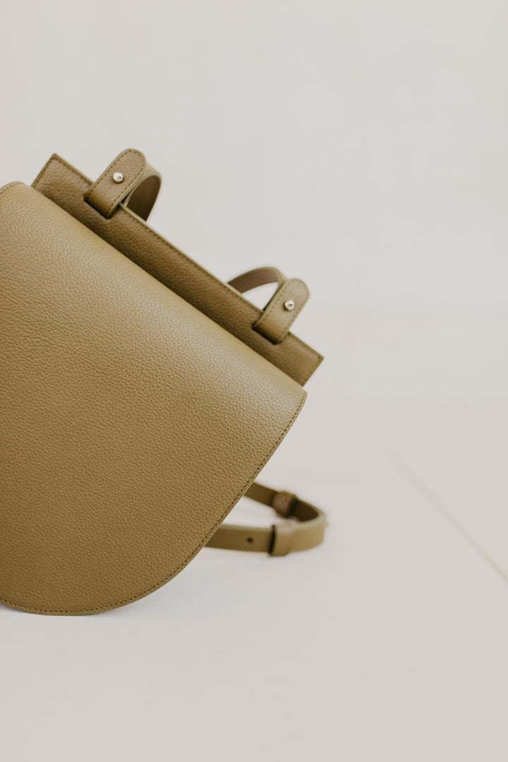 Single Saddle | Khaki Structured