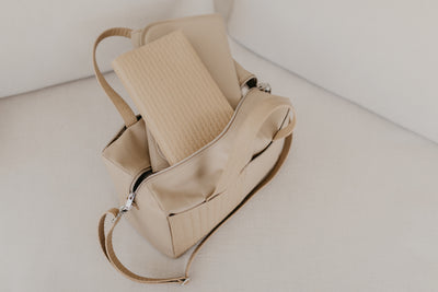 The Mommy Bag | Beige Woven